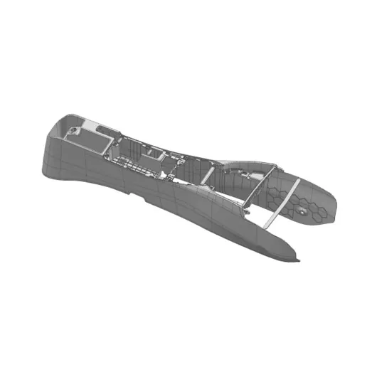 Vstrekovacia forma na panel automobilovej strednej konzoly