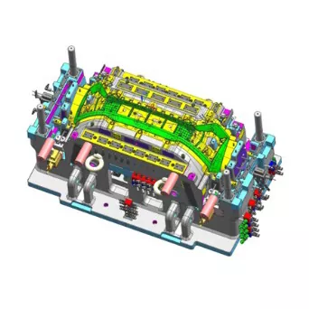 Automobilová vstrekovacia forma predného nárazníka