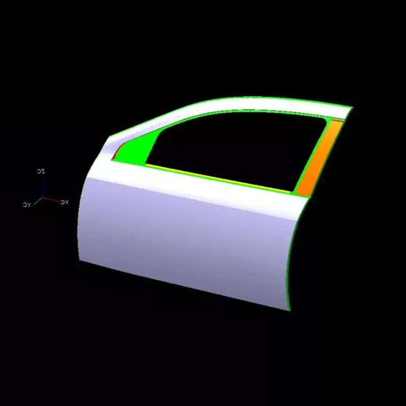 Automotive Left Predné dvere Vonkajší panel razenie Die