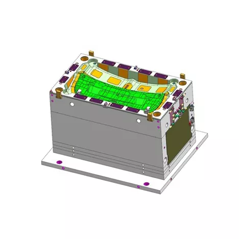 Automobilová vstrekovacia forma obloženia zadných dverí batožinového priestoru
